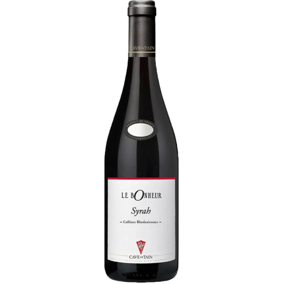 VIN ROUGE SYRAH LE BONHEUR CAVE DE TAIN 75CL