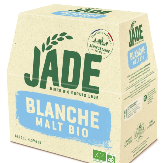 BIERE BLANCHE - JADE 6X25 CL