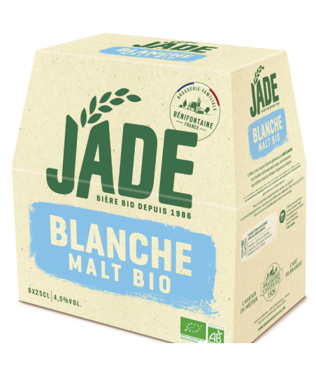 BIERE BLANCHE - JADE 6X25 CL