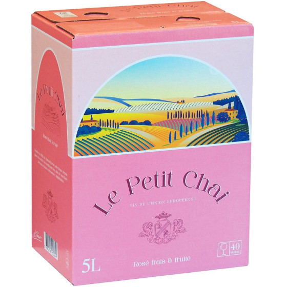 VIN ROSE  DE L'UNION EUROPEENNE LE PETIT CHAI 5L
