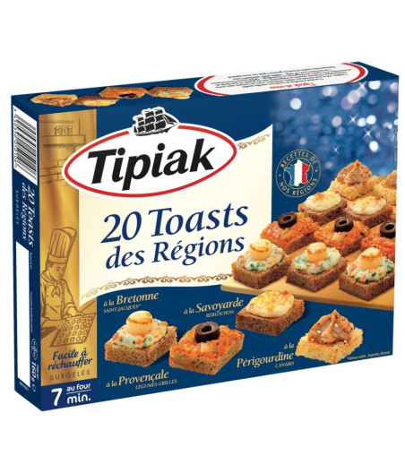20 TOASTS DES REGIONS TIPIAK 160G