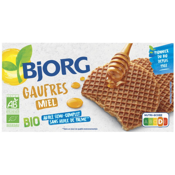 GAUFRES BJORG MIEL 175G