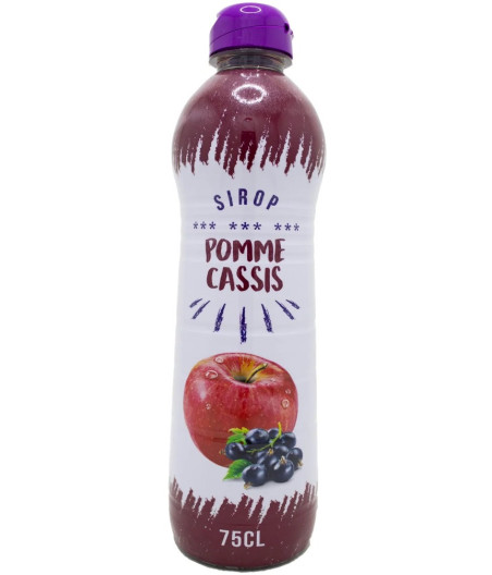 SIROP DE POMME CASSIS 75 CL