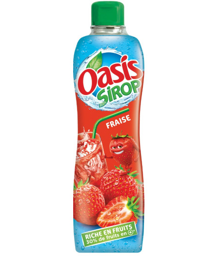 SIROP FRAISE OASIS 75CL