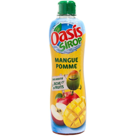 SIROP MANGUE POMME OASIS 75CL