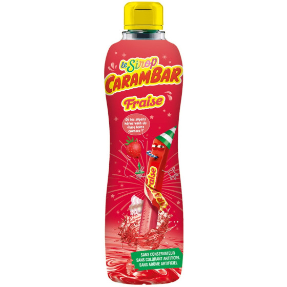 SIROP FRAISE CARAMBAR 75CL