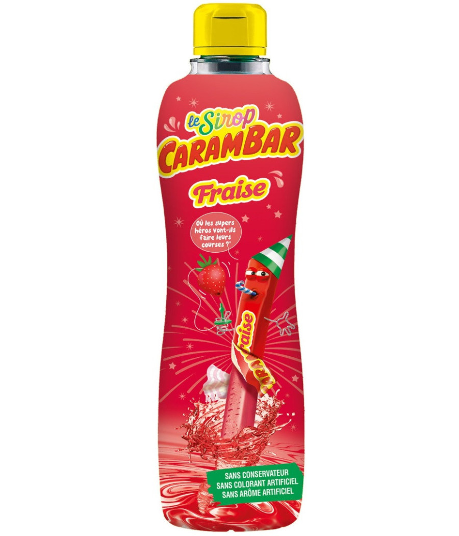 SIROP FRAISE CARAMBAR 75CL