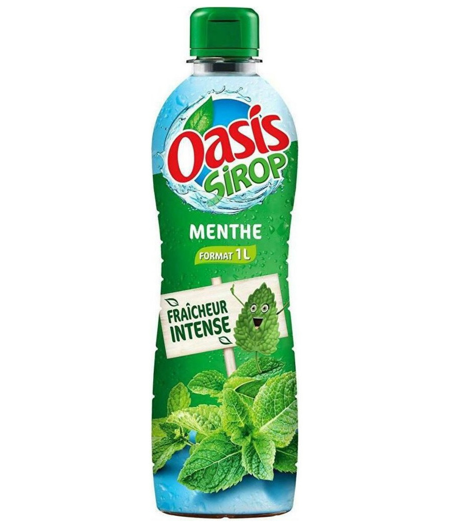 SIROP OASIS MENTHE 1 L