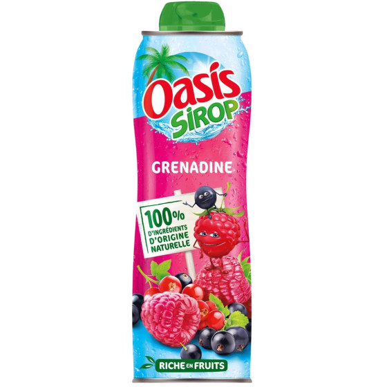 SIROP OASIS GRENADINE 75 CL