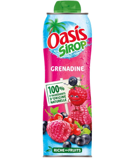 SIROP OASIS GRENADINE 75 CL
