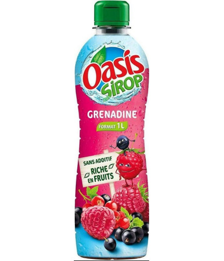SIROP GRENADINE OASIS 1L