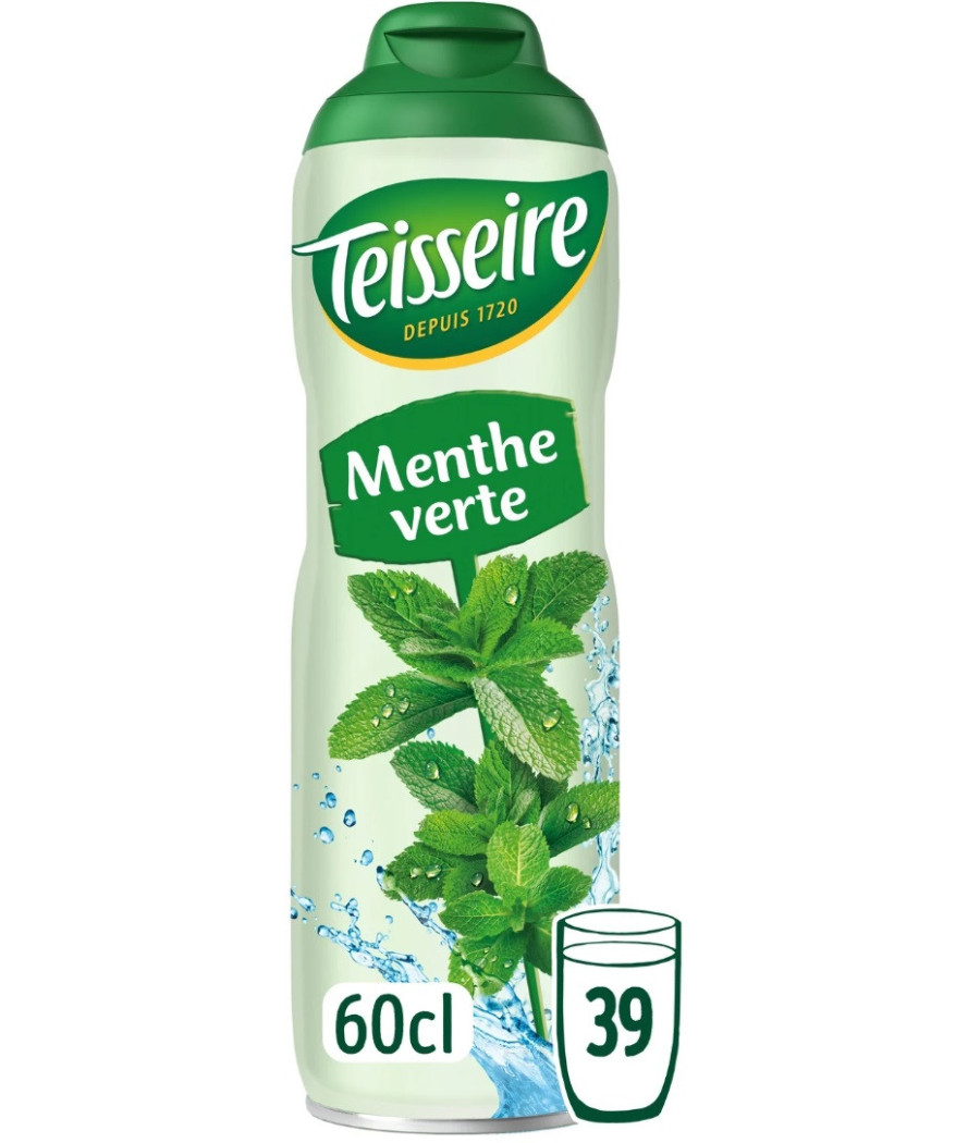 SIROP DE MENTHE VERTE TEISSEIRE 60 CL