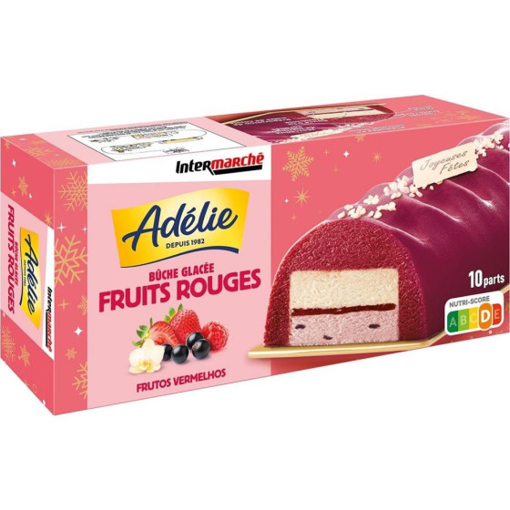 BUCHE GLACEE FRUITS ROUGES ADELIE 538G