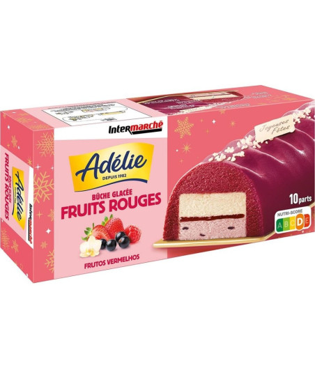 BUCHE GLACEE FRUITS ROUGES ADELIE 538G