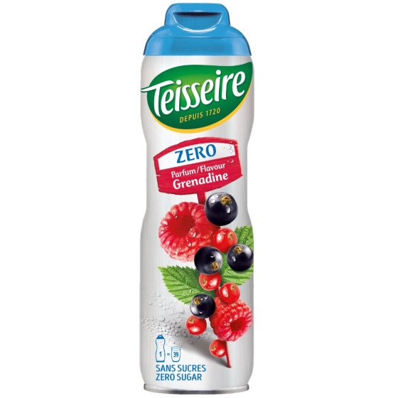 SIROP GRENADINE ZERO SUCRE TEISSEIRE 60CL