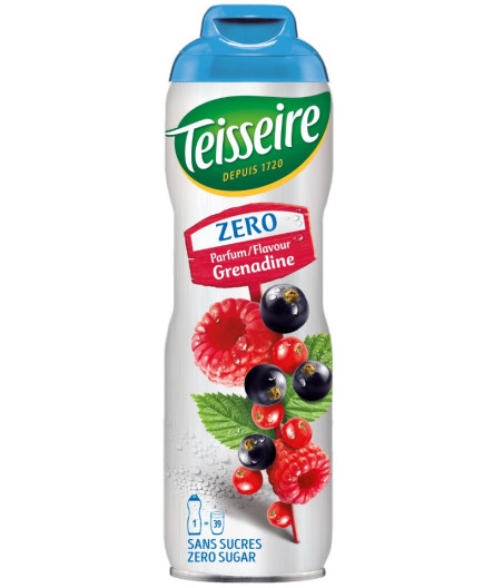 SIROP GRENADINE ZERO SUCRE TEISSEIRE 60CL