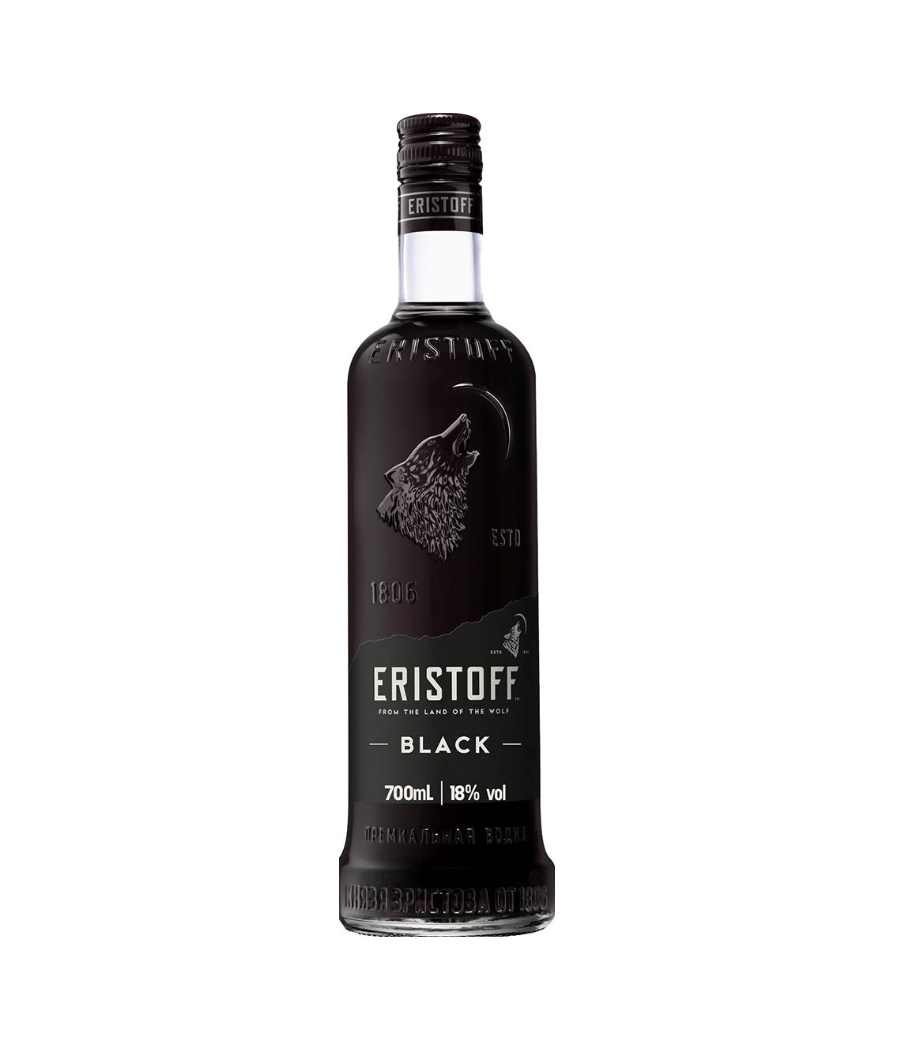 VODKA ERISTOFF BLACK 70CL