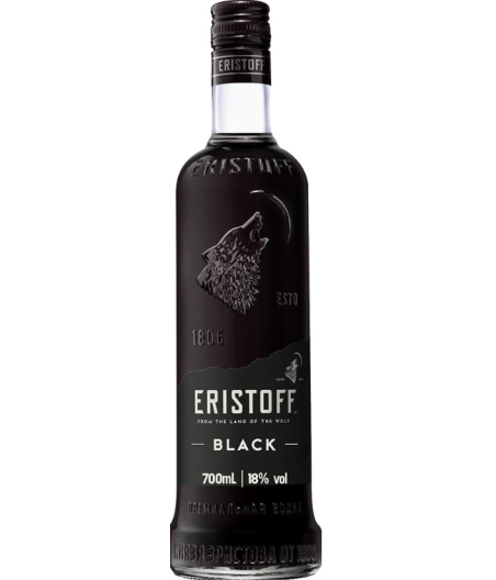 VODKA ERISTOFF BLACK 70CL
