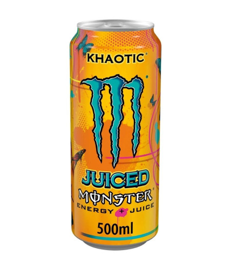 BOISSON ENERGISANTE KHAOTIC MONSTER ENERGY 50CL