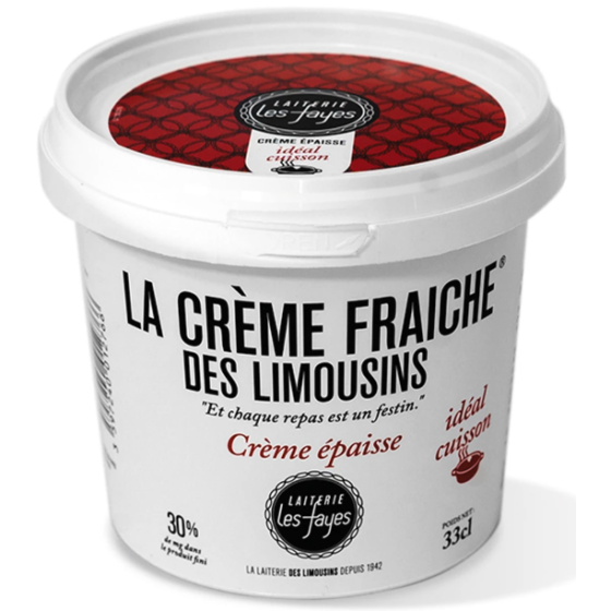 LA CREME FRAICHE DES LIMOUSINS 33 CL