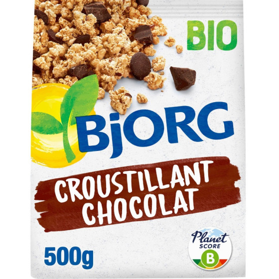 CEREALES BIO CROUSTILLANT CHOCOLAT BJORG 500G