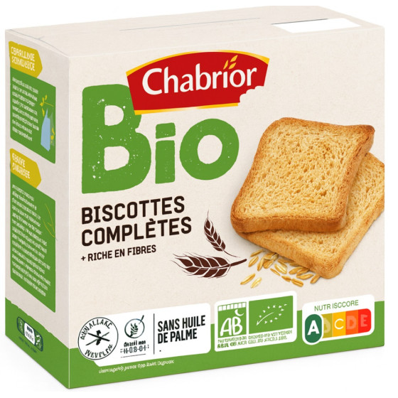 BISCOTTES BIO COMPLETES CHABRIOR 300G