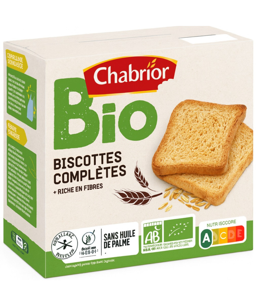 BISCOTTES BIO COMPLETES CHABRIOR 300G