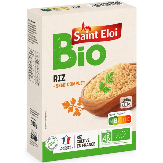 RIZ SAINT ELOI SEMI COMPLET BIO 500G