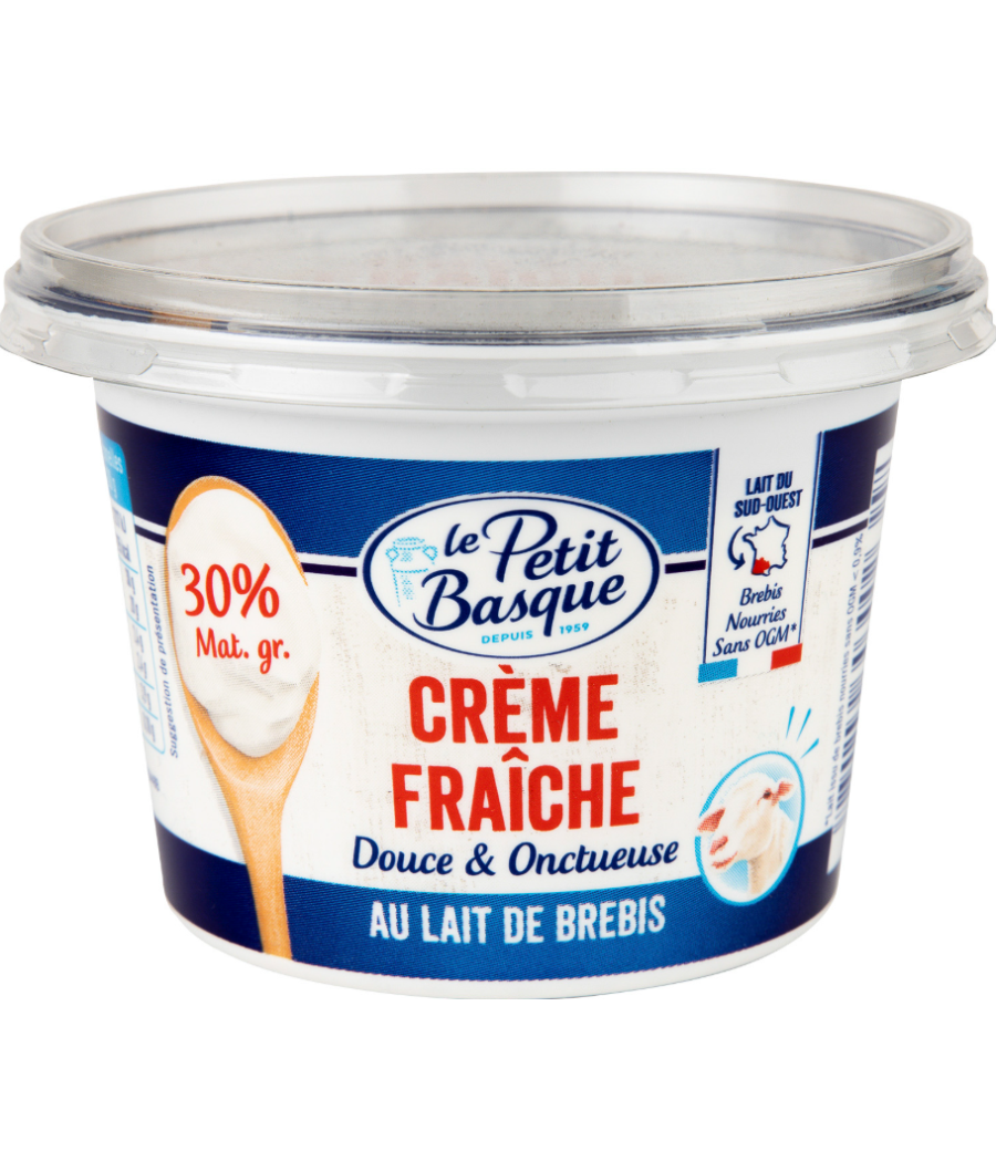 CREME FRAICHE EPAISSE LE PETIT BASQUE 400 G CREME FRAICHE EPAISSE LE PETIT BASQUE 400 G