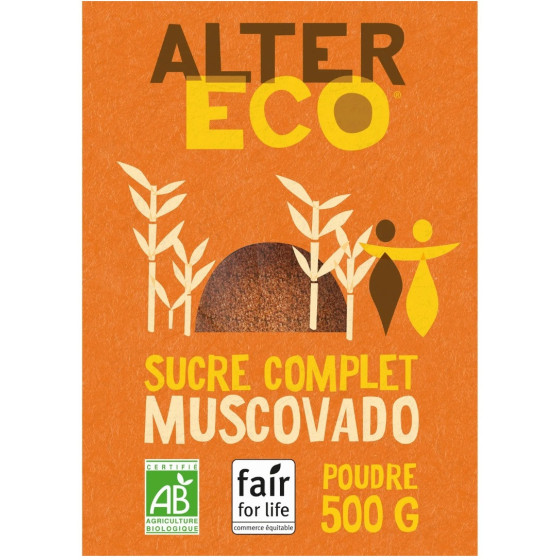 SUCRE ALTER ECO COMPLET MUSCOVADO 500G