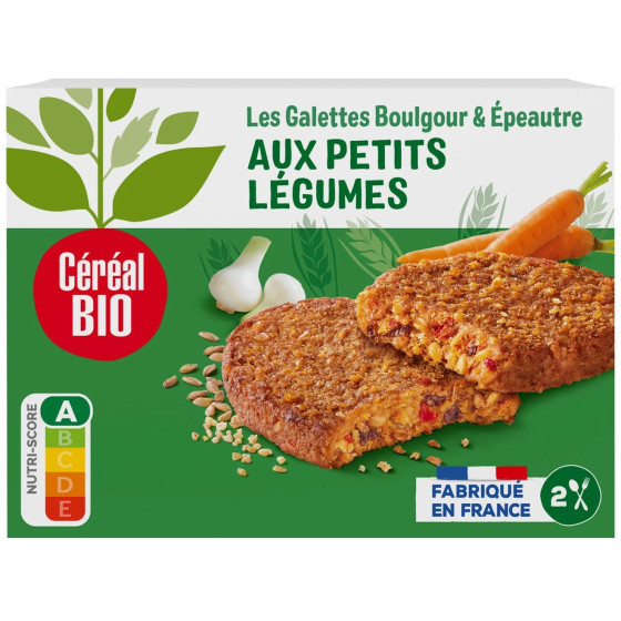 GALETTES CEREAL BIO  BOULGHOUR & EPEAUTRE 200G (2 X 100 G)