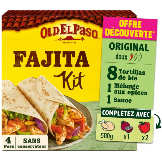 FAJITAS ORIGINAL DOUX OLD EL PASO 500G