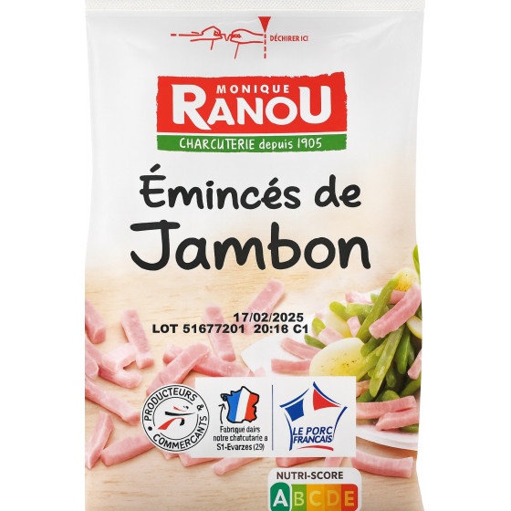 EMINCES DE JAMBON 150G