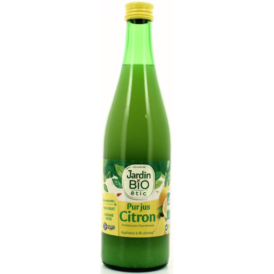 PUR JUS DE CITRON JARDIN BIO 500 ML