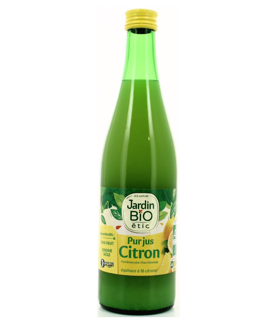 PUR JUS DE CITRON JARDIN BIO 50CL