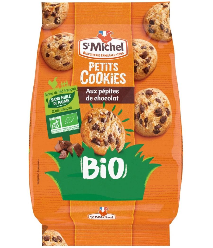 BISCUIT ST MICHEL PETITS COOKIES AUX PEPITES DE CHOCOLAT