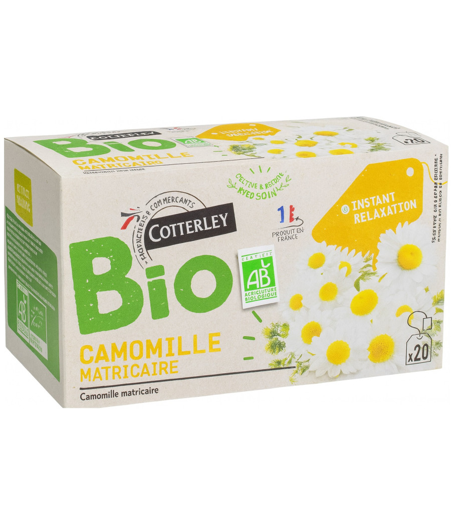 THE CAMOMILLE BIO COTTERLEY 18G