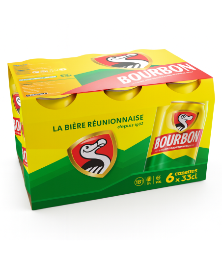 BIERE BLONDE REUNIONAISE BOURBON 6X33CL