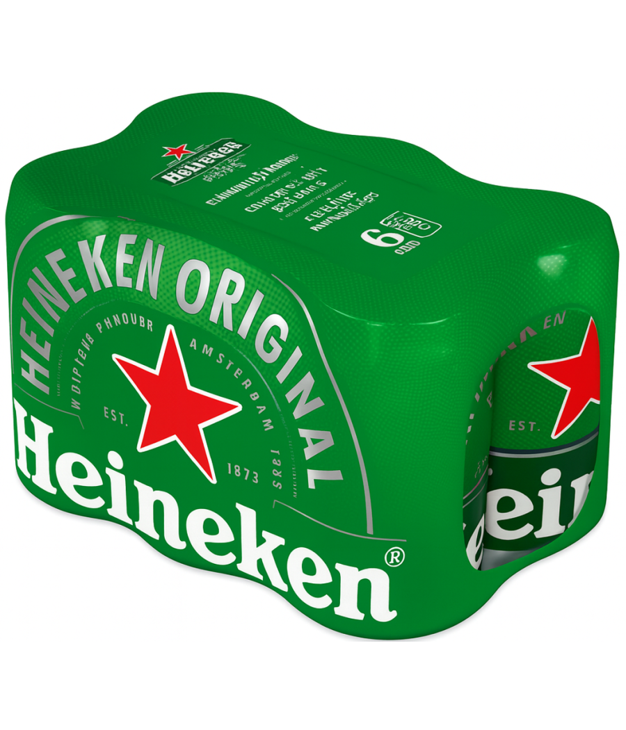 BIERE BLONDE HEINEKEN 6X33CL