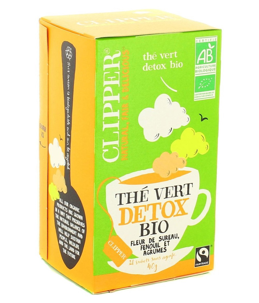THE VERT CLIPPER DETOX BIO 40G , 20 SACHETS