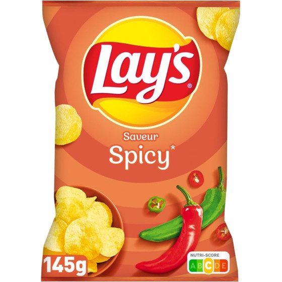 CHIPS SAVEUR SPICY LAY'S 145G