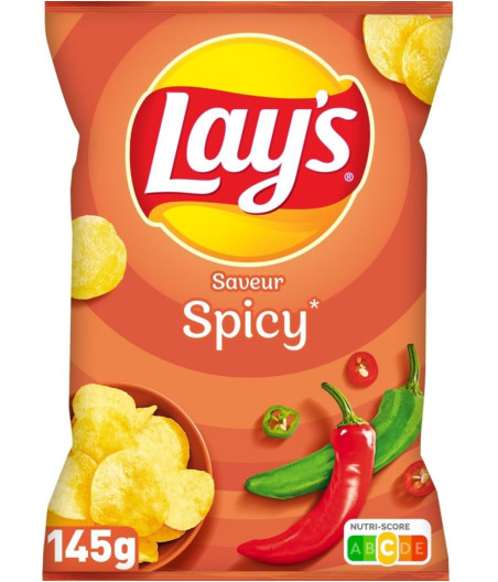 CHIPS SAVEUR SPICY LAY'S 145G