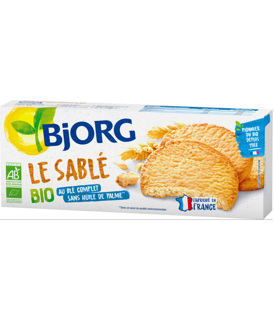 BISCUIT BJORG LE SABLE 130G , 9 SABLES