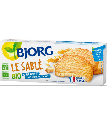 BISCUIT LE SABLE BIO BJORG 130G