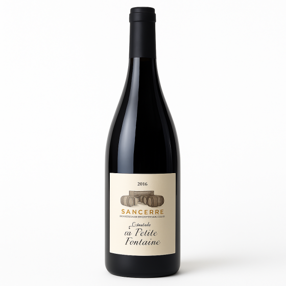 VIN ROUGE , ANNEE 2016 ,CAVE DE LA PETITE FONTAINE , FAUGERES AOP,75CL