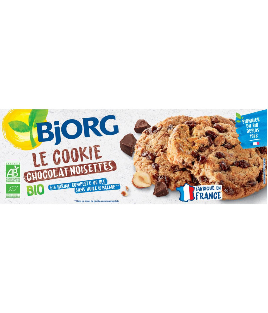 BISCUIT BJORG LE COOKIE CHOCOLAT NOISETTE 200G