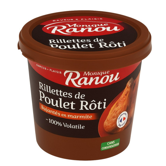 RILLETTES DE POULET ROTI PREPARE EN MARMITE 110G