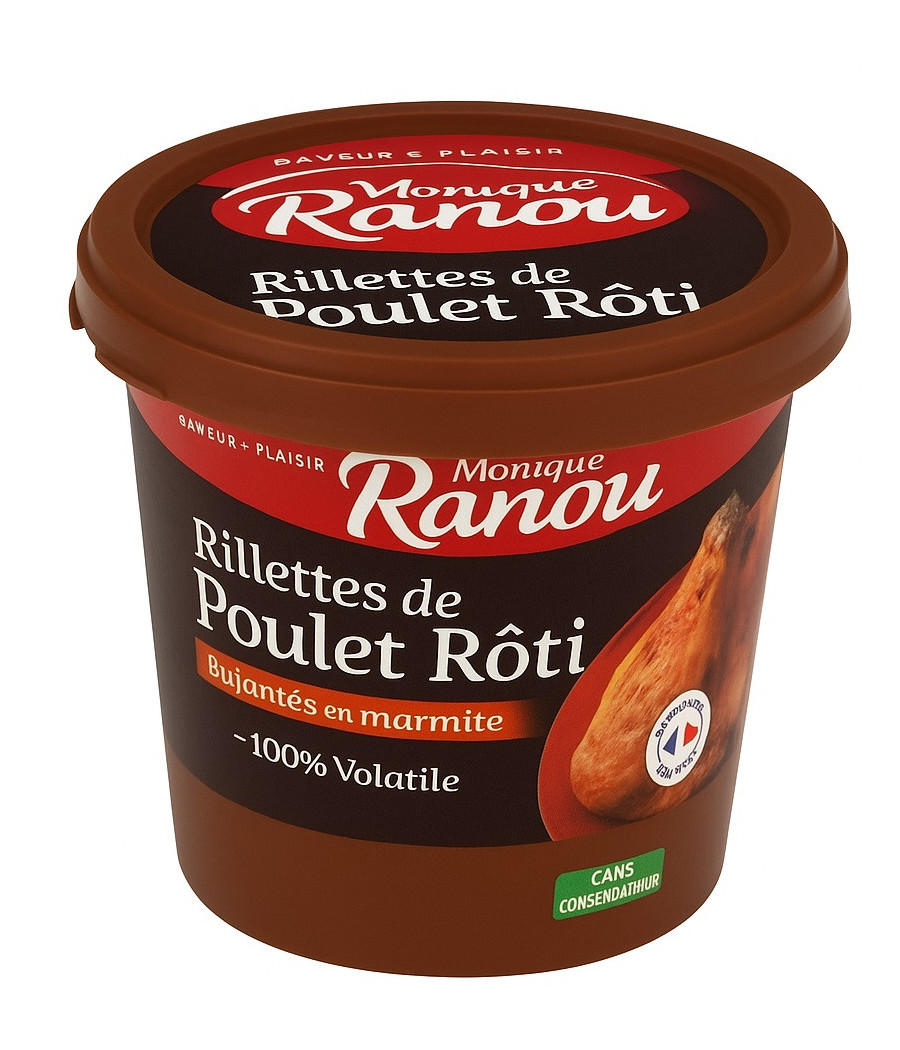 RILLETTES DE POULET ROTI MONIQUE RANOU 110G