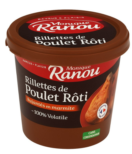 RILLETTES DE POULET ROTI PREPARE EN MARMITE 110G