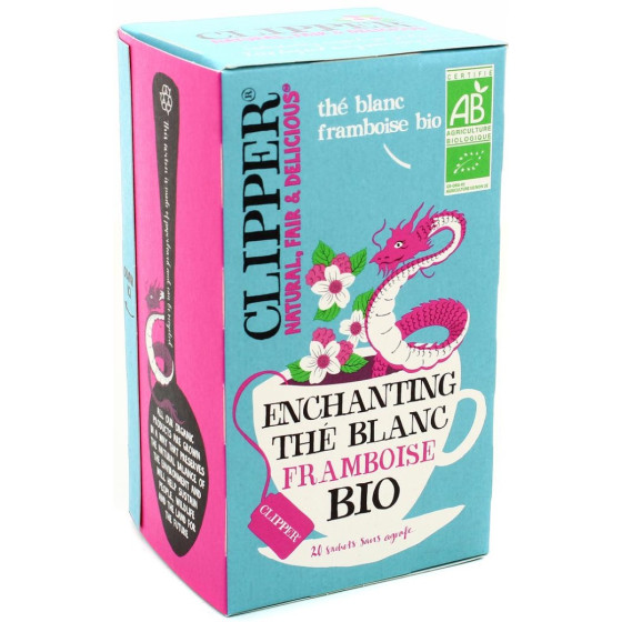 THE BLANC FRAMBOISE BIO X 20 SACHETS CLIPPER 34G